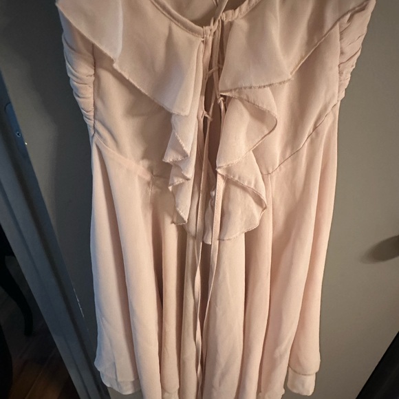 Ark & Co Cream Ruffle Mini Dress - Picture 2 of 4